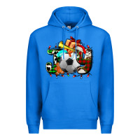 True Royal joy with soccer element and Christmas Premium Hoodie - AdoDesignShop