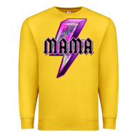Lemon mama neon leopard lightning bolt Premium Sweatshirt - texasbilliewilder