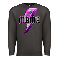Smoke mama neon leopard lightning bolt Premium Sweatshirt - texasbilliewilder