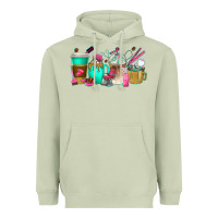 Matcha hair hustler coffee cups Heavyweight Hoodie - texasbilliewilder