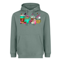 Sage hair hustler coffee cups Heavyweight Hoodie - texasbilliewilder