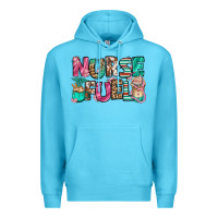 Ocean Blue nurse fuel coffee cups Premium Hoodie - Jasminsmagicworld