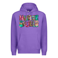 Purple nurse fuel coffee cups Premium Hoodie - Jasminsmagicworld