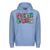Colony Blue nurse fuel coffee cups Premium Hoodie - Jasminsmagicworld