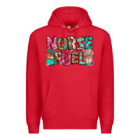 Red nurse fuel coffee cups Premium Hoodie - Jasminsmagicworld