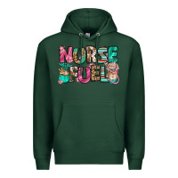 Sports Green nurse fuel coffee cups Premium Hoodie - Jasminsmagicworld