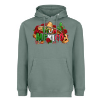 Sage viva mexico Heavyweight Hoodie - Zillion Design Studio