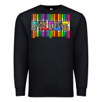 Black pride barcode Premium Sweatshirt - Zillion Design Studio