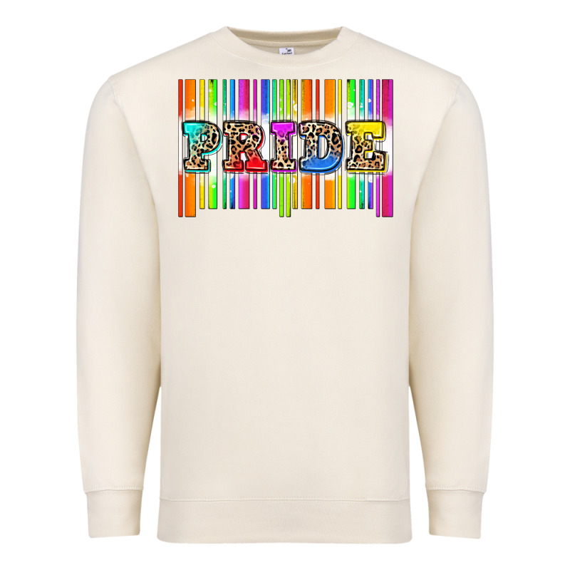 Pride Barcode Premium Sweatshirt by Zillion Design Studio | Teevron
