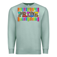 Seafoam pride barcode Premium Sweatshirt - Zillion Design Studio