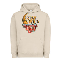 Pigment French Oak stay wild moon child Urban Hoodie - JahusDesignShop