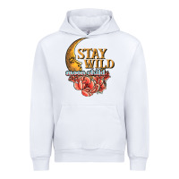 White stay wild moon child Urban Hoodie - JahusDesignShop