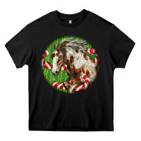 Black Horse Christmas Heavy Core Tee - LillyAllenDesigns