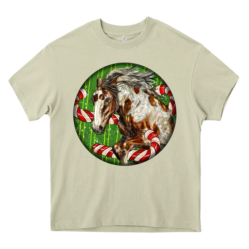 Horse Christmas Heavy Core Tee by LillyAllenDesigns | Teevron