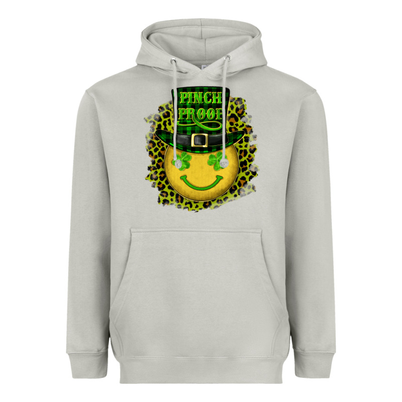 St. Patrick's Day Pinch Proof Lucky Face Heavyweight Hoodie by RanaPortraitStore | Teevron