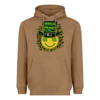 Toasted Coconut st. patrick's day pinch proof lucky face Heavyweight Hoodie - RanaPortraitStore