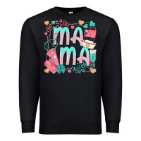 Black mama nurse Premium Sweatshirt - texasbilliewilder