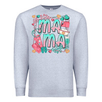 Heather Grey mama nurse Premium Sweatshirt - texasbilliewilder