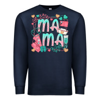 Navy mama nurse Premium Sweatshirt - texasbilliewilder