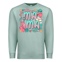 Seafoam mama nurse Premium Sweatshirt - texasbilliewilder
