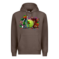 Coffee joy and tennis christmas Premium Hoodie - AdoDesignShop