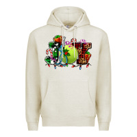 Oatmeal Heather joy and tennis christmas Premium Hoodie - AdoDesignShop