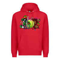 Red joy and tennis christmas Premium Hoodie - AdoDesignShop