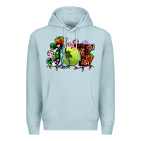 Blue Mist joy and tennis christmas Premium Hoodie - AdoDesignShop