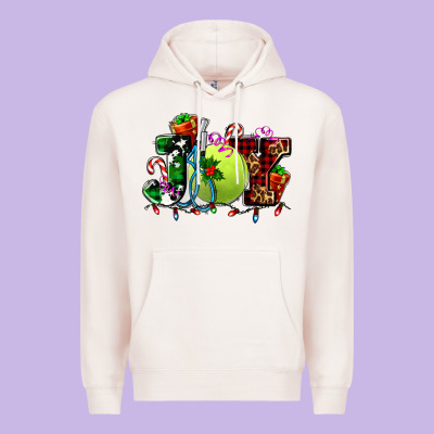 Joy And Tennis Christmas Premium Hoodie Designed By Adodesignshop