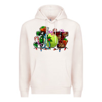 Pale Pink joy and tennis christmas Premium Hoodie - AdoDesignShop