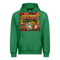Emerald hispanic heritage month gnomes tumbler Urban Hoodie - BundleAndBundleShop