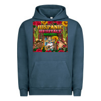 Pigment Midnight Navy hispanic heritage month gnomes tumbler Urban Hoodie - BundleAndBundleShop