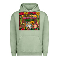 Pigment Oil Green hispanic heritage month gnomes tumbler Urban Hoodie - BundleAndBundleShop