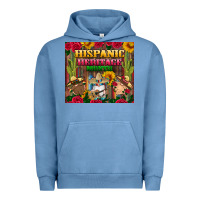 Pigment Pebble Blue hispanic heritage month gnomes tumbler Urban Hoodie - BundleAndBundleShop