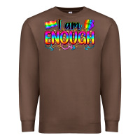 Chestnut i am enough Premium Sweatshirt - Zillion Design Studio