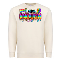 Sandshell i am enough Premium Sweatshirt - Zillion Design Studio