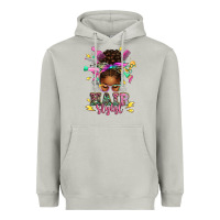 Moon Dust hair stylist afro messy bun Heavyweight Hoodie - texasbilliewilder