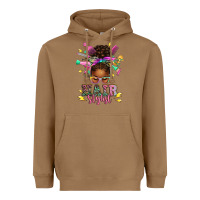 Toasted Coconut hair stylist afro messy bun Heavyweight Hoodie - texasbilliewilder