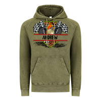 Vintage Olive custom name race flag and race equipment Vintage Hoodie - AdoDesignShop