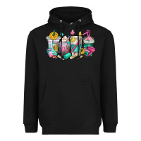 Black hairstylist coffee cups Heavyweight Hoodie - texasbilliewilder