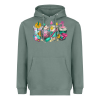 Sage hairstylist coffee cups Heavyweight Hoodie - texasbilliewilder