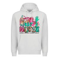 Dove Grey nurse coffee scrubs rubber gloves Premium Hoodie - Jasminsmagicworld