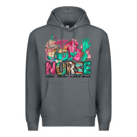 Rock nurse coffee scrubs rubber gloves Premium Hoodie - Jasminsmagicworld