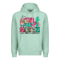 Seafoam nurse coffee scrubs rubber gloves Premium Hoodie - Jasminsmagicworld