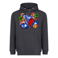 Smoke puerto rico hearts Heavyweight Hoodie - Zillion Design Studio
