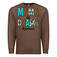 Chestnut mama of drama girl mom Premium Sweatshirt - texasbilliewilder