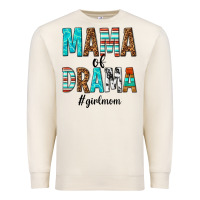 Sandshell mama of drama girl mom Premium Sweatshirt - texasbilliewilder