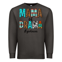 Smoke mama of drama girl mom Premium Sweatshirt - texasbilliewilder
