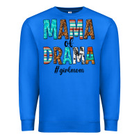 True Royal mama of drama girl mom Premium Sweatshirt - texasbilliewilder