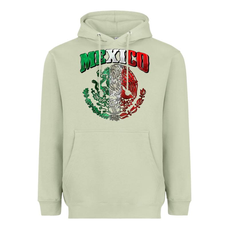 Mexico Coat Of Arms Heavyweight Hoodie by Zillion Design Studio | Teevron